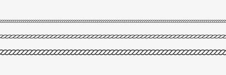Rope lines Seamless Pattern. Vector illustration