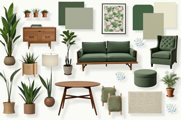 Creating an Eco-Friendly Home Design Mood Board: Embracing Sustainability, Modernity, and Green Materials for a Stylish and Eco-Conscious Interior and Exterior Layout