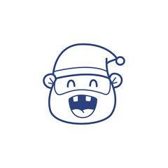 Santa Claus graphic design illustration