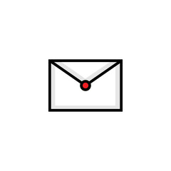 Mail icon design vector illustration
