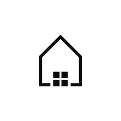 House sign graphic design illustration