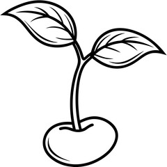 Sprouting Life Vector Art