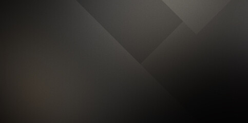 A dark gray geometric background with interlaced color blocks, gradient tones, and hard lines,...