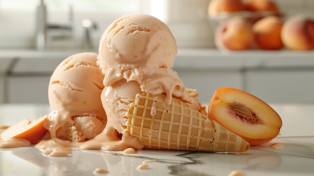 Peach Ice Cream Day