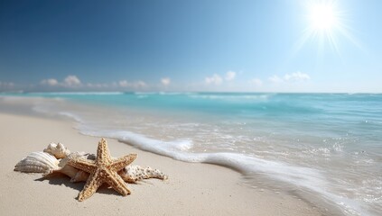 Serene Coastal Bliss With Soft White Sand