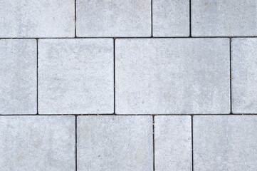 Gray Concrete Paver Pattern
