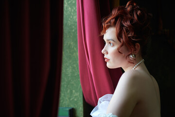 romantic vintage portrait