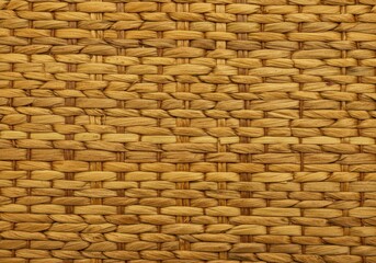 Woven texture of natural fiber material close up