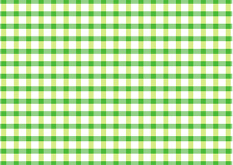 爽やかな緑色のギンガムチェック(背景・壁紙)細い線