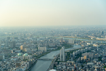 City views showcasing modern Japanese architecture