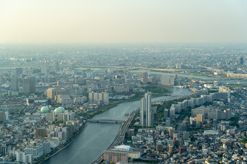 City views showcasing modern Japanese architecture