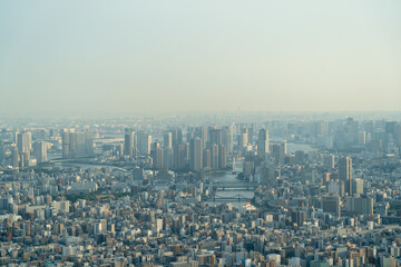 City views showcasing modern Japanese architecture
