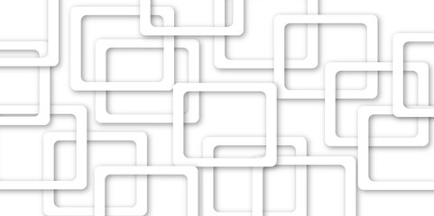 White and gray overlap triangle geometric technology pattern. gray rectangle frames with soft shadows white square line technology concept .White triangular beautiful tech layout triangle background. 