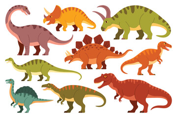 Cute Cartoon Dinosaurs Collection