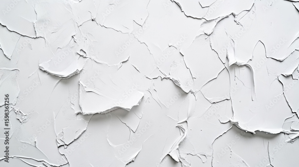 Aufkleber white abstract background displaying a rough creative plaster design, perfect for adding depth and v