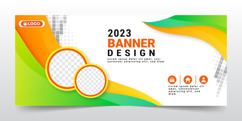 7. Free vector modern set of colorful abstract banners