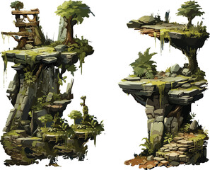 Game Dev Forest Platform Tile