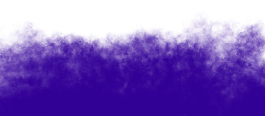 purple fog or smoke on transparent background