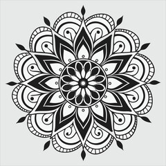 Vector doodle mandala . Ornamental luxury mandala Mandala Line Illustration . various mandala . Mandala Pattern Designs . Henna mandala. Mehndi style. Decorative pattern in oriental style.