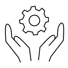 Artificial intelligence vector icon