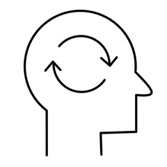 Artificial intelligence vector icon