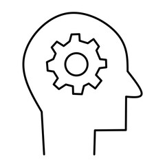 Artificial intelligence vector icon