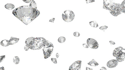 レンダリングされたダイアモンド　CG	