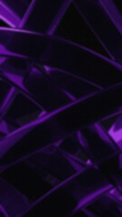 Abstract blurred background showing intersecting dark purple bands with soft gradients and subtle light reflections