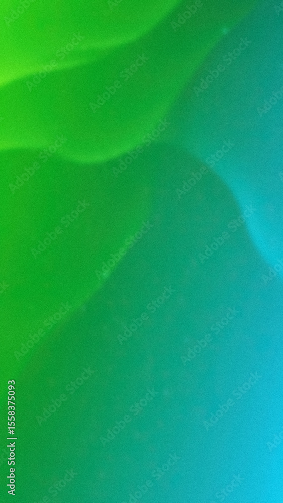 Poster abstract gradient background featuring shades of green and blue with a smooth blurred transition bet