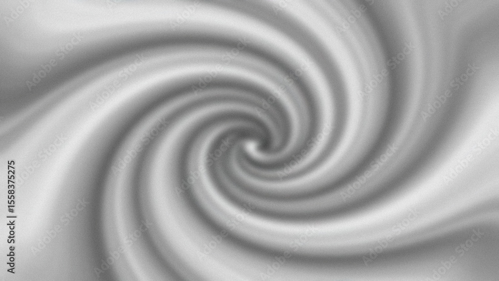Poster blurry gray gradient spiral pattern with a swirling motion emanating from the center point