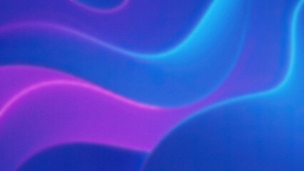Obraz premium Abstract background featuring blurred curved shapes with a gradient of blues and pinks creating a flowing dreamy