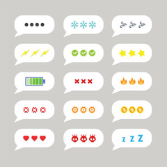 Creative Chat Icons For UI Design