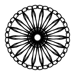 round lace ornament