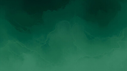 Fototapeta premium Abstract and textured dark jade to forest green gradient background