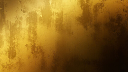 Abstract and textured antique gold to dark brass gradient background