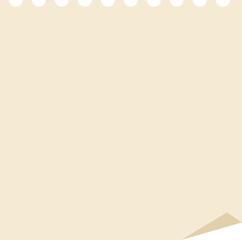  Small Square Paper Sheet Note with Holes, SVG Vector, Memo Paper, Scrapbooking, Paper Craft, Vintage Junk Journal Ephemera, Collage Supply	