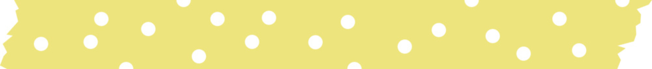 Long Decorative Tape with Dot Pattern