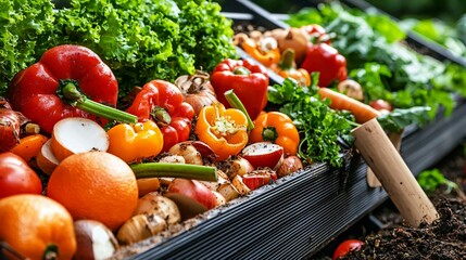 Multi-bin compost systems separating stages of decomposition for easier management