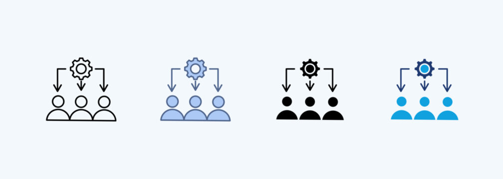 Workload Management Outline Icon