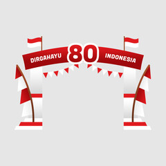 Independence Day Gate Vector Design