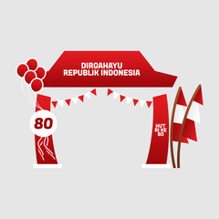 Independence Day Gate Vector Design