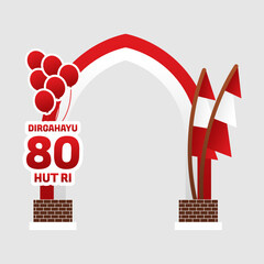 Independence Day Gate Vector Design