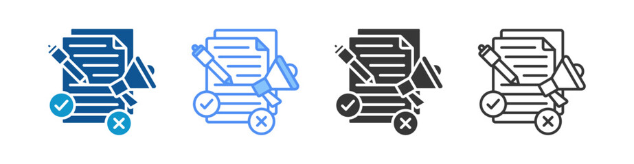 Editing Icon Set Multiple Style Collection