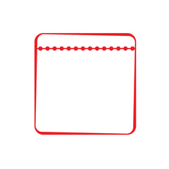blank notebook isolated on white	