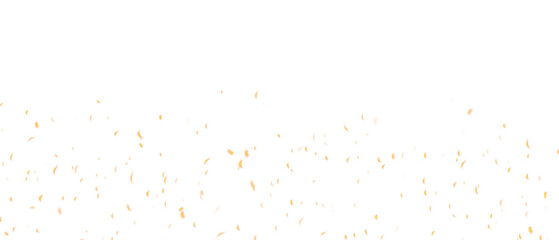 PNG Glowing Fire Sparks and Embers on Transparent Background. Burning Flame Particles Overlay