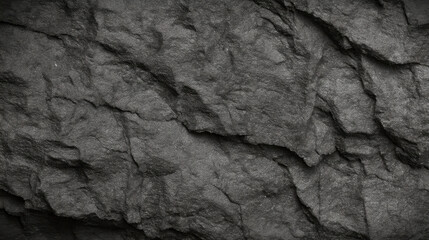 Fototapeta premium Dark gray granite surface texture with cracks and rough features for design use
