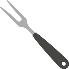 Vector icon of a barbecue fork.