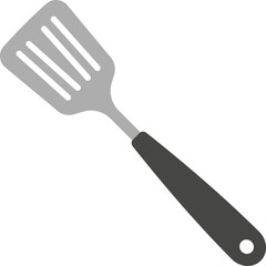 Vector icon of a spatula with holes.