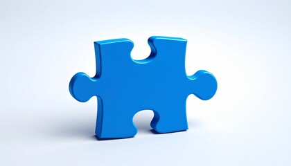 blue puzzle piece