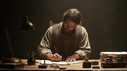 The Secret Writer: A 19th Century Author's Hidden Study